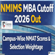 NMIMS MBA Cutoff 2026 Out: Campus-Wise NMAT Scores & Selection Weightage